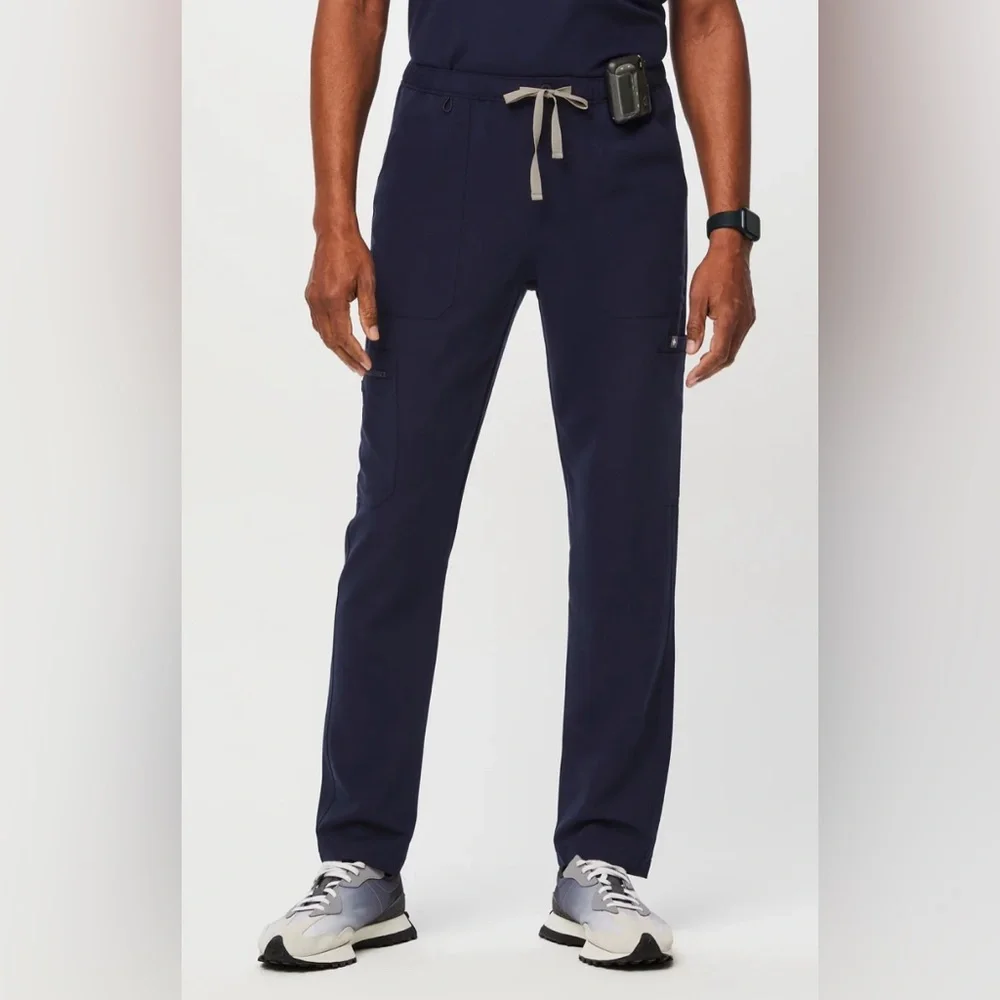 Figs Slim Cairo Cargo Scrub Pants in Navy Blue Medical Uniform Size XL
